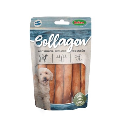 Picture of Bubimex Collagen Salmon Rings 13cm | 18-Pack Chew Treats